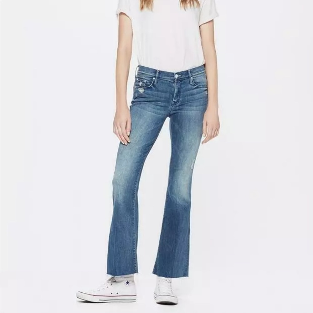 Mother The Weekender Graffiti Girl Crop Jeans 24